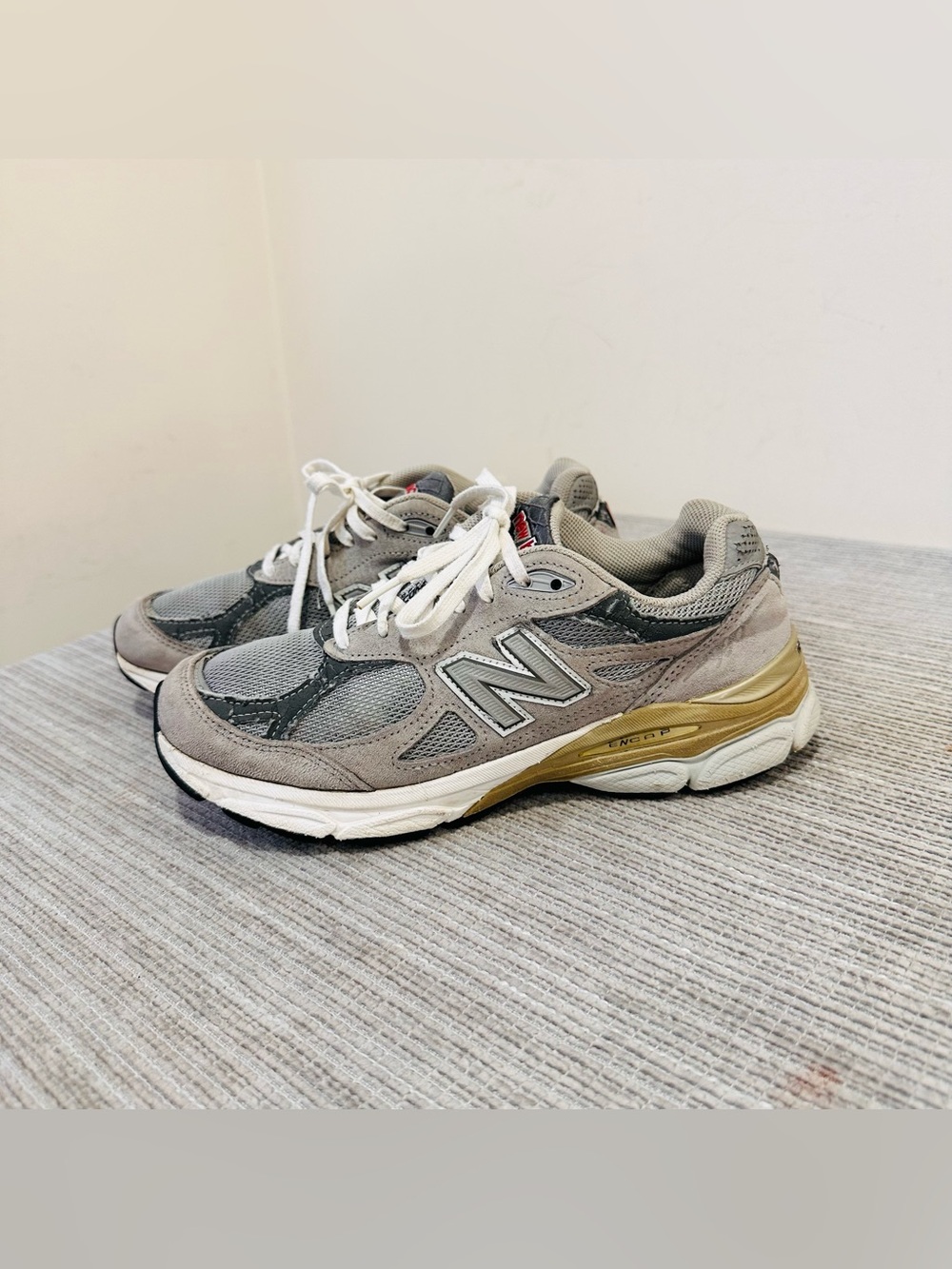 New Balance 990v3 Grey Made In USA Women's Size 7 W990GL3 Running Shoes Comfort